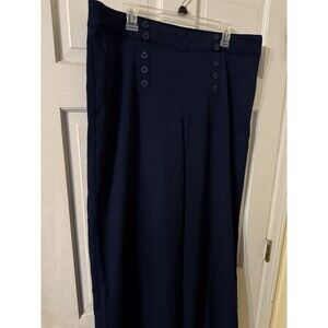Chaps Women Professional Dress Pants with Pleats and Buttons Size 16